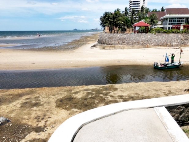 “ทช-จท”ตรวจสอบคอนโดริมหาดหัวหิน-หลังรับร้องเรียนบุกรุกคลองสาธารณะ